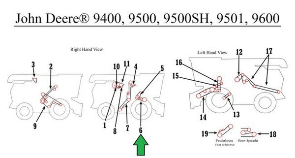H115881 Cylinder Drive Belt JD